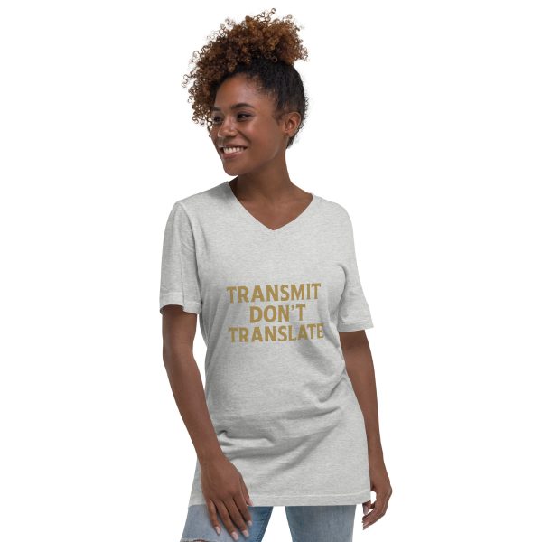 Unisex Short Sleeve V-Neck T-Shirt - transmit - Image 17