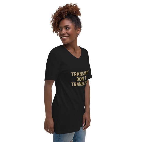 Unisex Short Sleeve V-Neck T-Shirt - transmit - Image 7