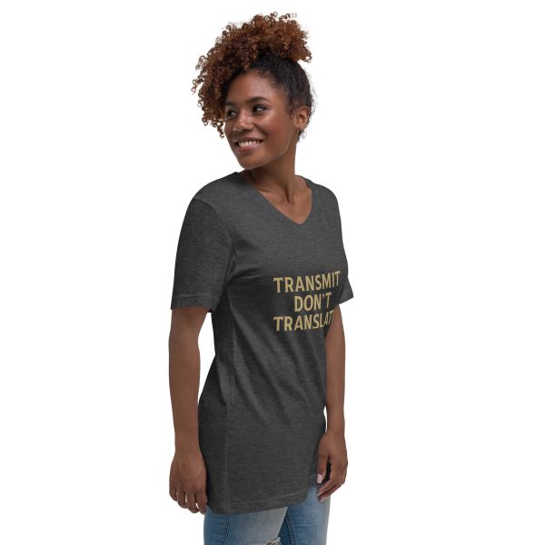 Unisex Short Sleeve V-Neck T-Shirt - transmit - Image 16